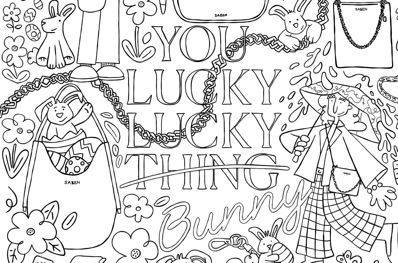 Join the Easter Bunny Hunt Colouring-in competition