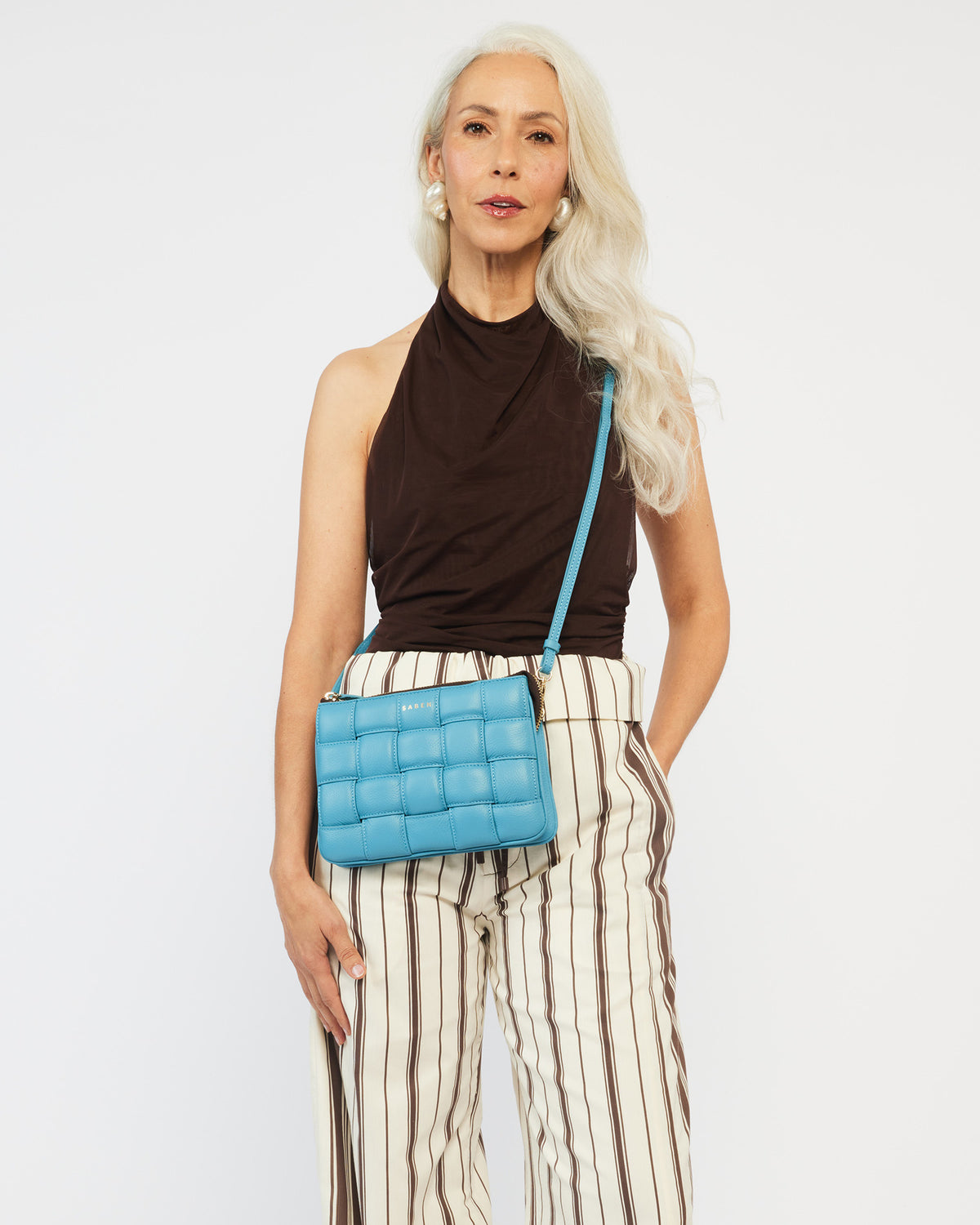 Tilly&#39;s Big Sis Crossbody Wave Woven