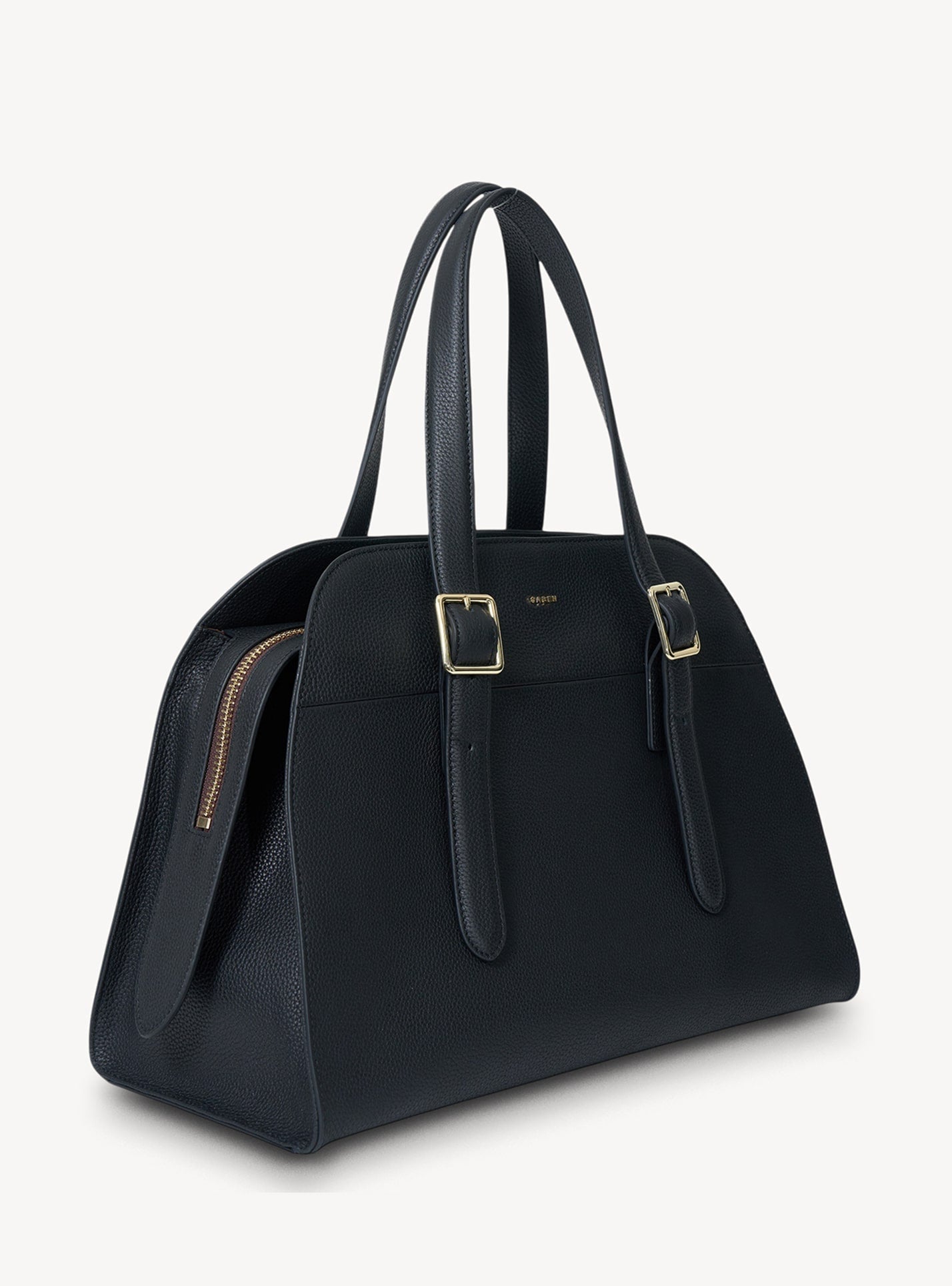 Adler Shoulder Bag Black Pebble