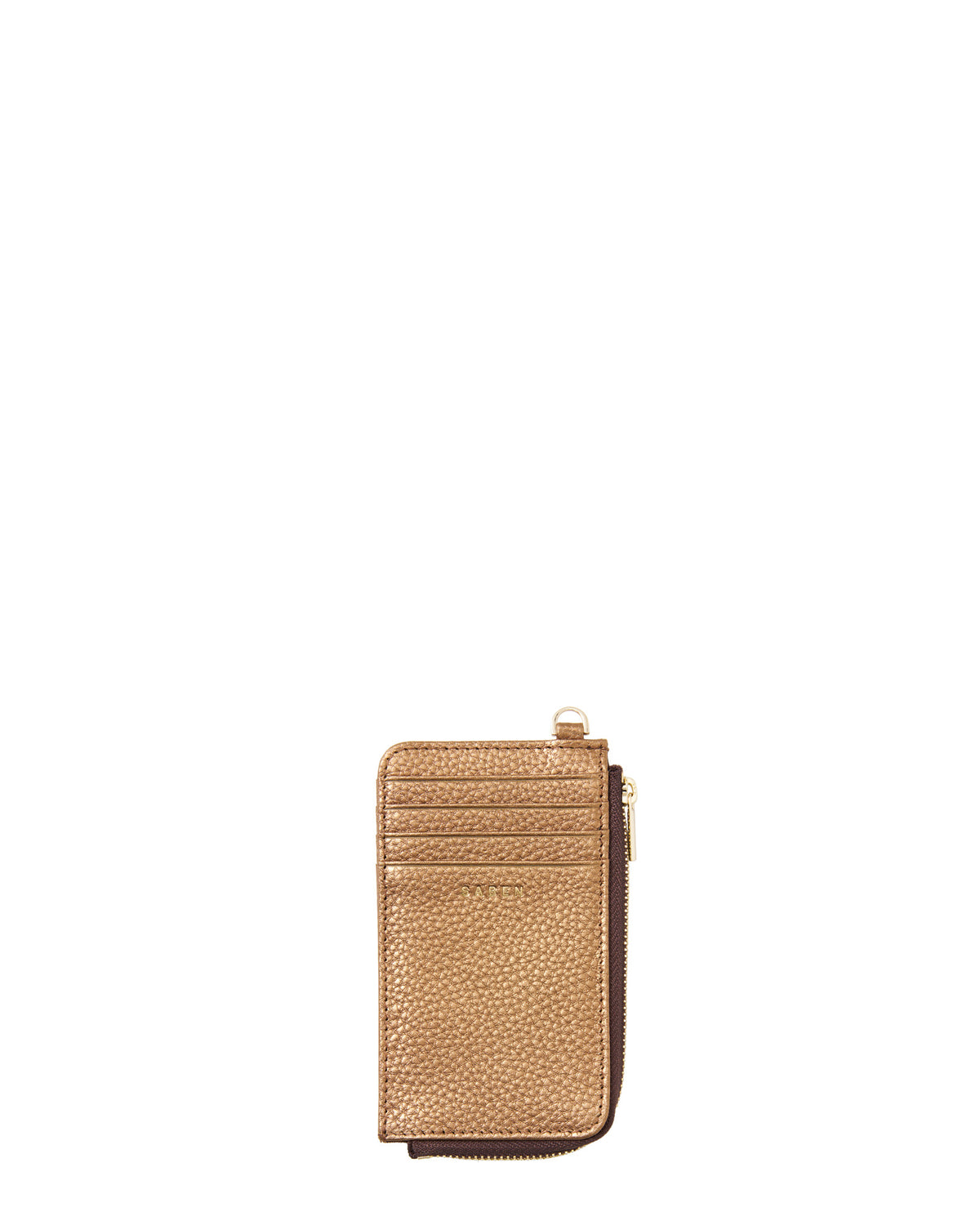 Winona Card Holder Brushed Bronze