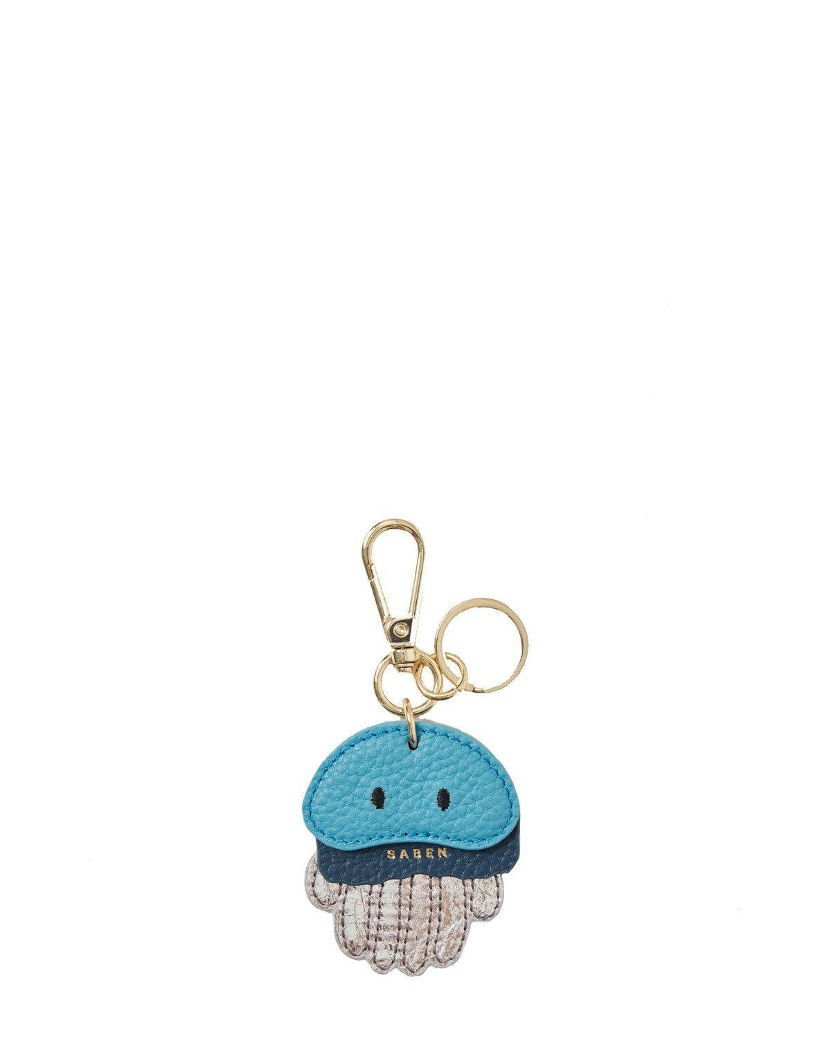 Charm Keyring Jellyfish Wave Multi