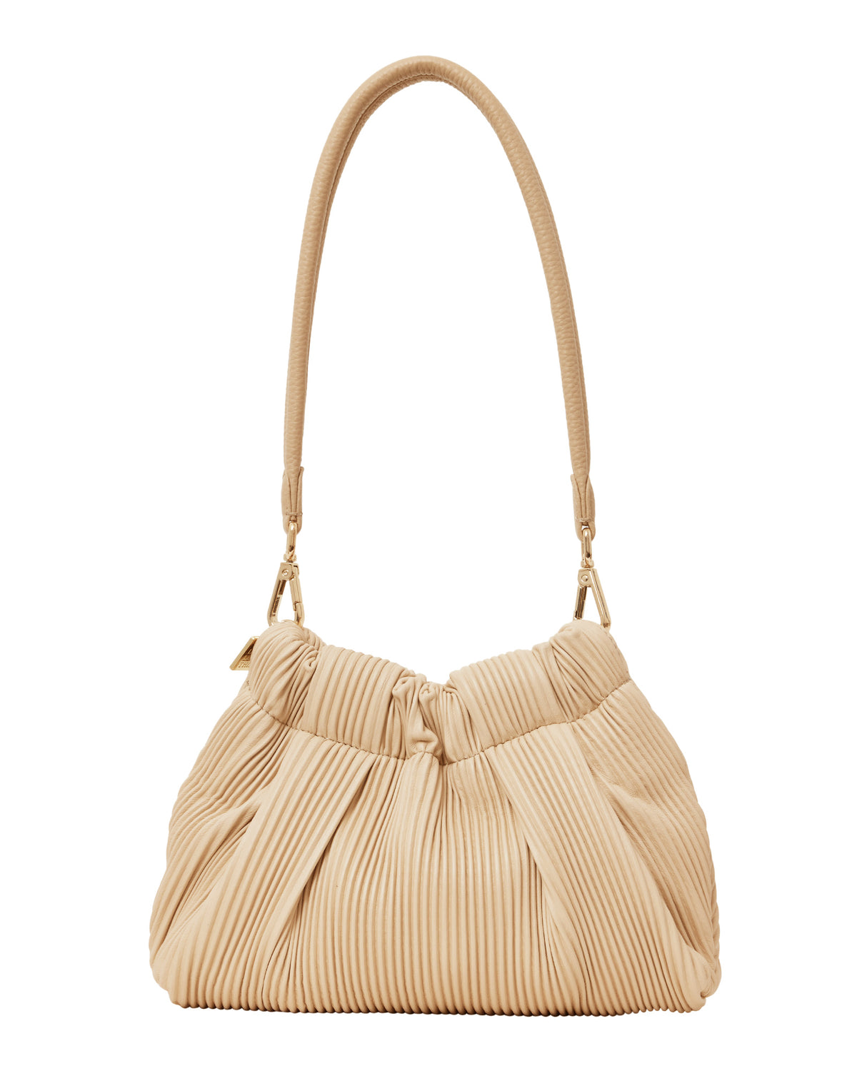 Alexis Shoulder Bag Biscotti Pleat