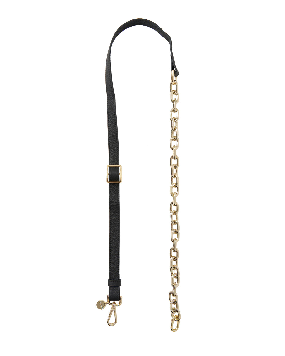 Chain and leather purse strap best sale